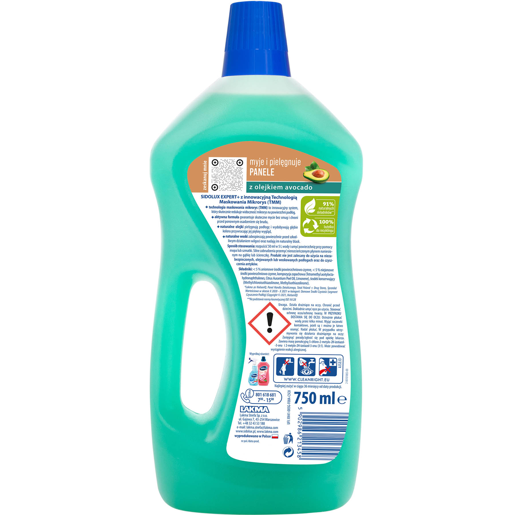 SIDOLUX Expert plus do mycia paneli 750 ml T204 003 0179971