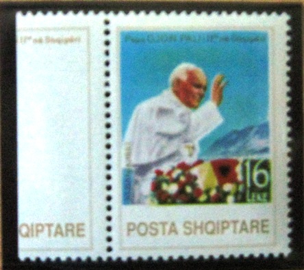 Albania 1993 - John Paul II - 1 mint stamp
