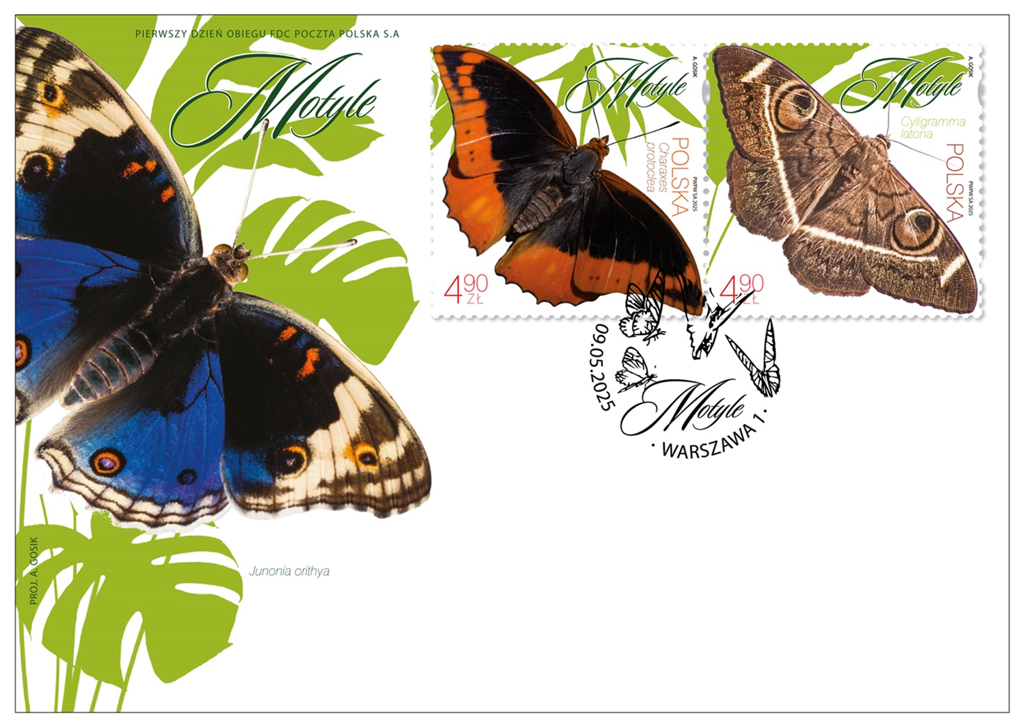 Motyle - FDC - 2025