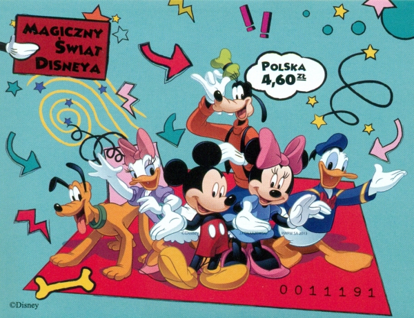 Magiczny Świat Disneya (nieperforowany) - blok - 2013