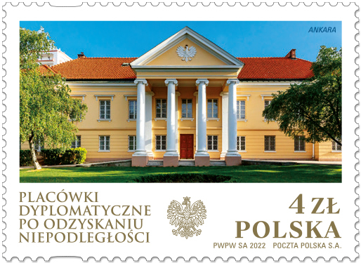 Diplomatic offices after regaining independence - stamp - 2022